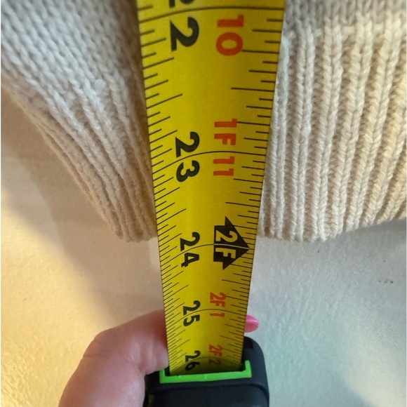 VTG 90s Nordic Fisherman Hearts Fair Isle Sweater Cotton Grannycore Cottagecore - Picture 13 of 16